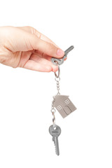 key chain in hand
