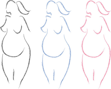 Logo einer schwangeren Frau, Betreuung in der Schwangerschaft durch Hebammen und Dulas, Geburt, Baby, Mutterschutz, abstrakte Zeichnung, vektor, isoliert