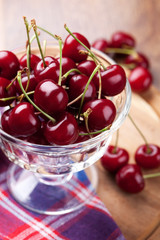 bowl of  fresh cherry