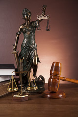 Dark composition with justice stuff 