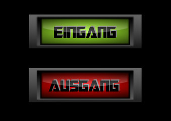 eingang - ausgang