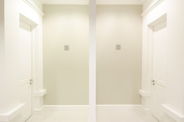 Fototapeta na wymiar toilet doors for male and female genders.