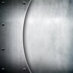Cercles muraux Métal fond de conception en métal