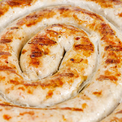 bavarian sausage. grill