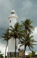 Lighthouse in Fort Galle, Sri Lanka