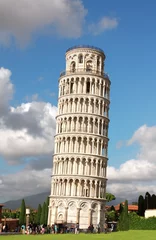 Stickers pour porte Tour de Pise Leaning Tower of Pisa