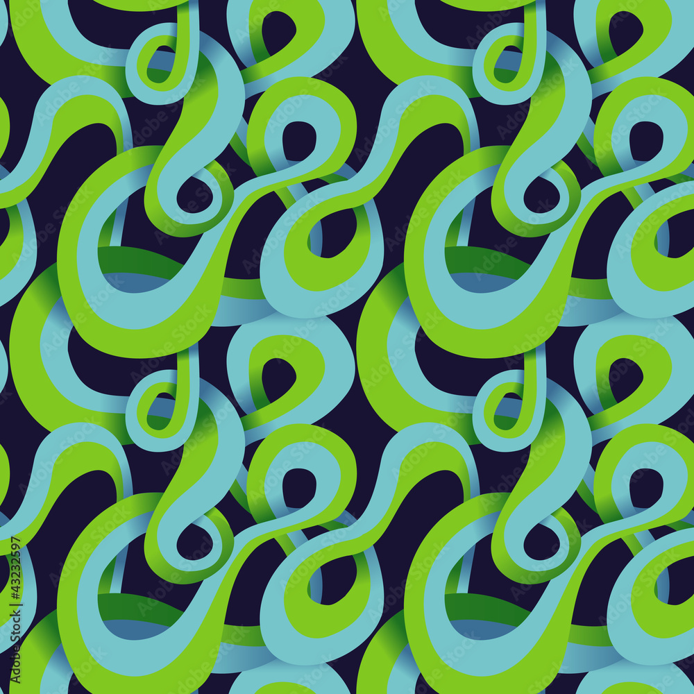 Poster crazy vector seamless pattern