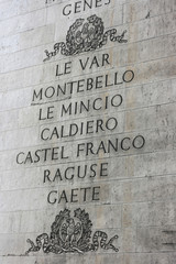 Monument de l'arc de triomphe, place charles de gaulle, paris