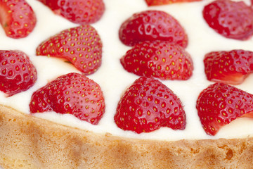 Erdbeerkuchen - Ausschnitt