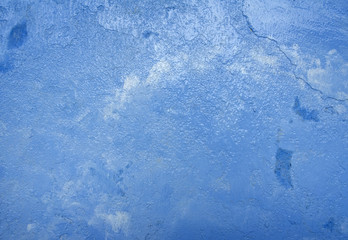 blue paint wall