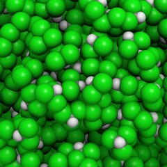 Chemical composition of liquid chloroform - detail