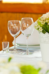 Beautifully served table