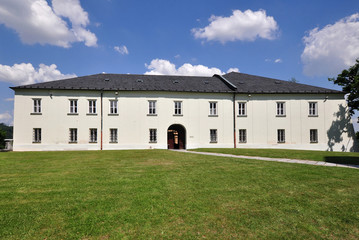 White castle in Hardec nad Moravici,Czech