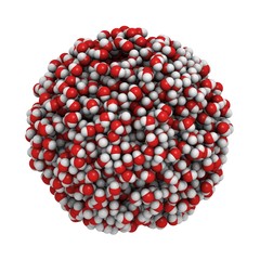 water chemical composition (liquid sphere model)