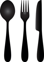 harmony illustration image spoons, forks and knives