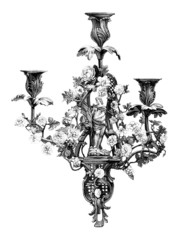 Candlestick Style Louis XV - 18th century