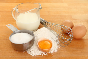 Pancake ingredients