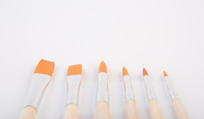 paint brush on white background