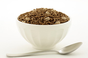 wheat bran and flax cereal breakfast