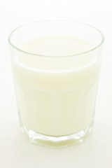 fresh glass of milk