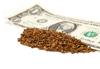 dollars in the ground coffee