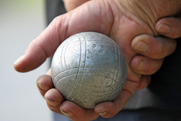 Boule de pétanque, tournoi, doublette