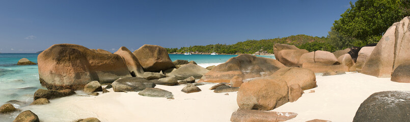 Fototapeta na wymiar Seychelles's beach