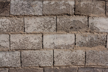 a brick wall as background