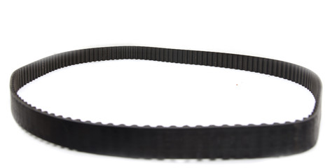 belt from the motor vehicle on a white background