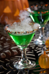 Halloween drinks - Witch Blood Martini