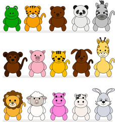 a collection of funny animal cartoons