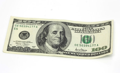 dollars on a white background