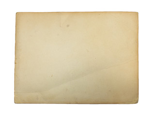 Naklejka premium old paper on white background