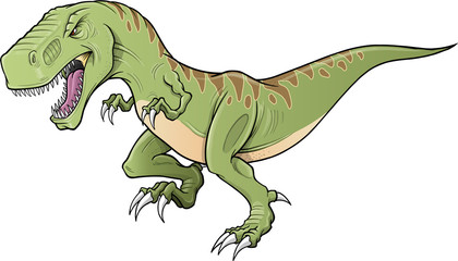 Tyrannosaurus Dinosaur Vector Illustration