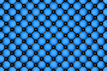 Naklejka premium Atomic grid