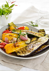 Grilled vegetables salad
