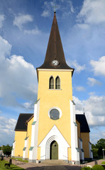 Fototapeta premium Ancient church in southern Sweden