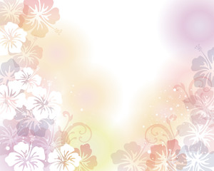 hibiscuses background