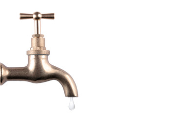 Water faucet with drop