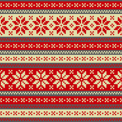 Winter seamless pattern