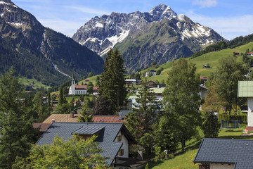Obraz premium Hirschegg im Kleinwalsertal