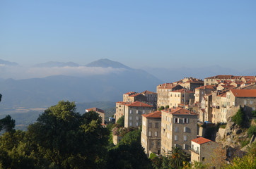 Obraz premium Vista general de Sartene. Corcega