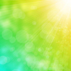 Fototapeta premium Spring or summer abstract background