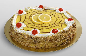 Torta alla crema di limone