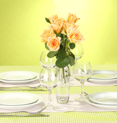 elegant holiday table setting