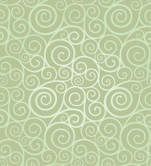 Elegant swirl seamless composition