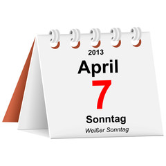 Kalender - 07.04.2013 - Weißer Sonntag