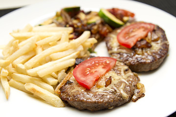 Homemade burger