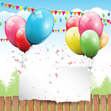 "Textile birthday card" Stock image and royalty-free vector files on