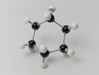 Obraz premium Cyclohexane molecular structure